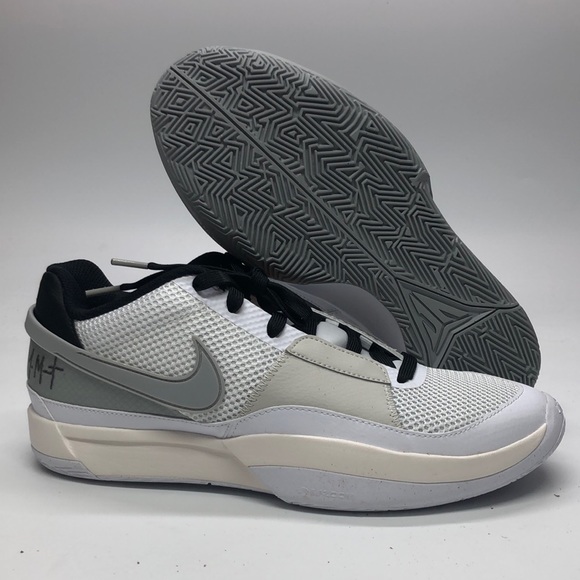 Mens Nike JA 1 White/Grey/Black DR8785-100 NWOB - Picture 1 of 5